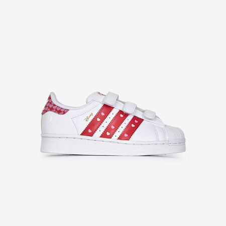 ADIDAS ORIGINALS superstar SUPERSTAR II CF LED ALICE IN WONDERLAND BLANC/ROUGE CADET