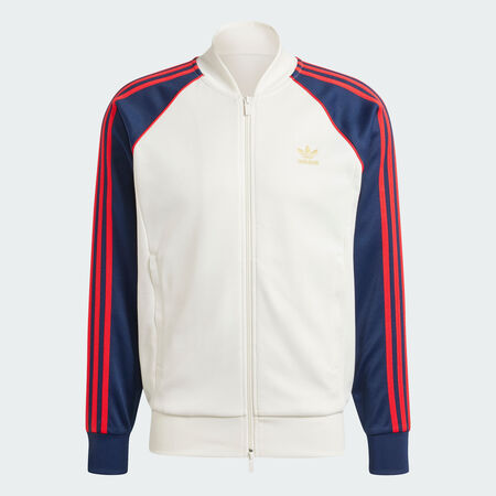 Veste de survêtement Adicolor Classics SST : Cloud White / Night Indigo
