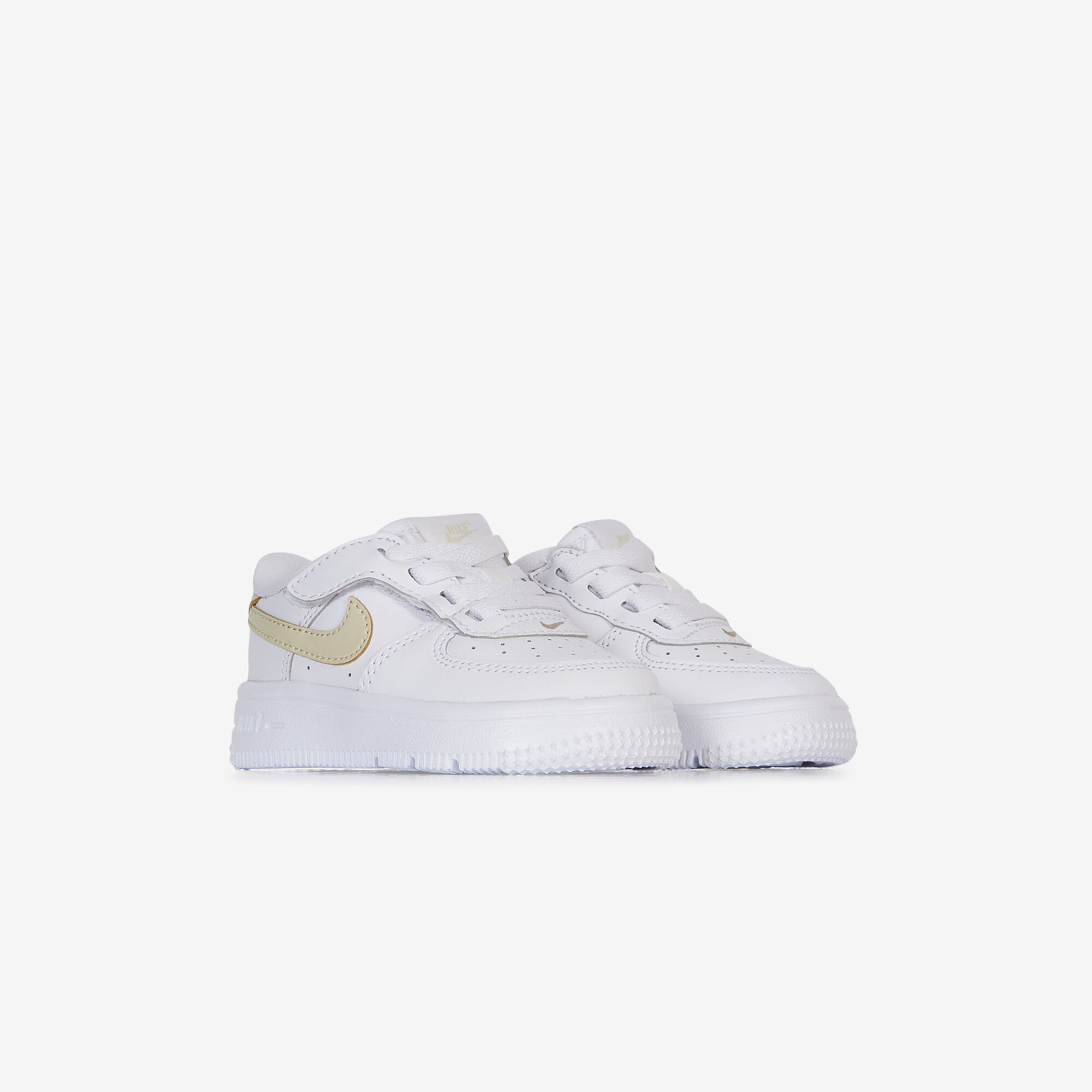 Nike Air Force 1 キッズスニーカー 21㎝ NIKE AIR FORCE 1 LOW CF SNEAKERS ENFANT - BLANC/BEIGE - SCRATCH