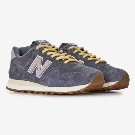 NEW BALANCE 574 574 GRIS/JAUNE FEMME