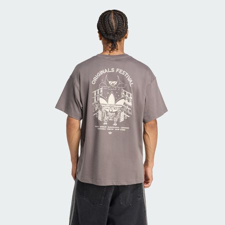 ADIDAS ORIGINALS STREET BAND TEE Charcoal MEN