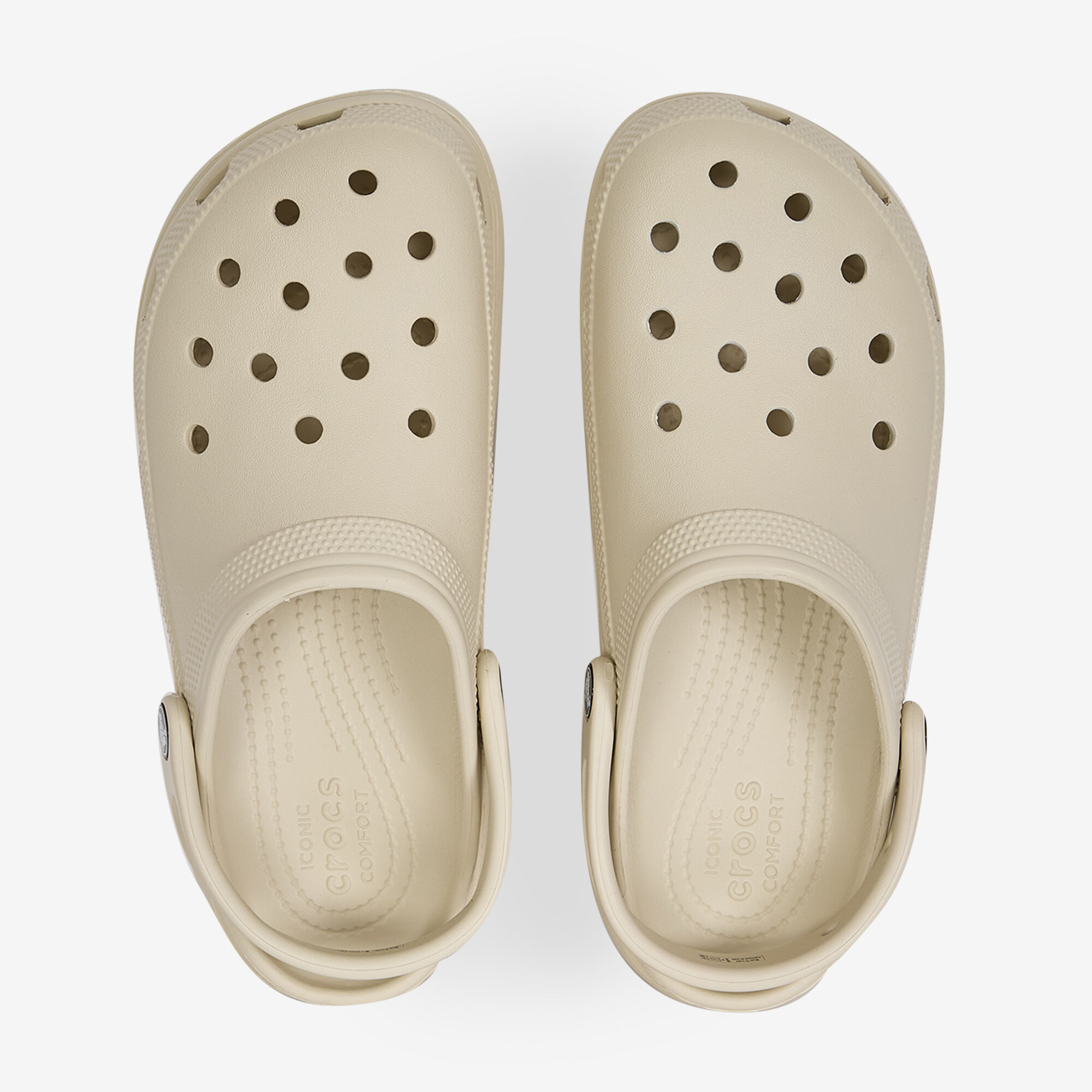 Classic Platform Clog  Blanc