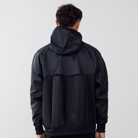 NIKE JACKET WINDRUNNER NOIR/BLANC HOMME