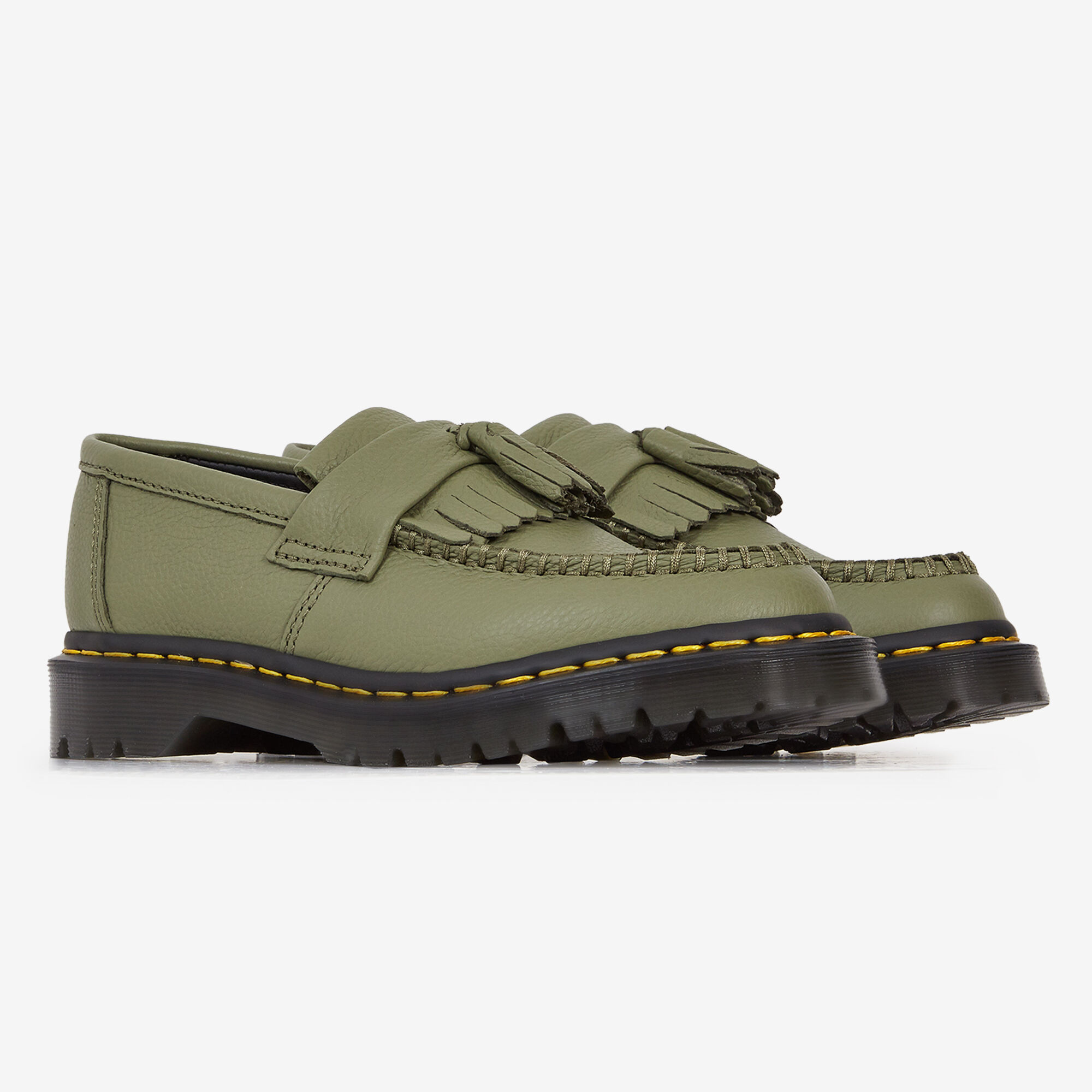 DR MARTENS ADRIAN SNEAKERS FEMME KAKI A ENFILER SLIP ON Courir
