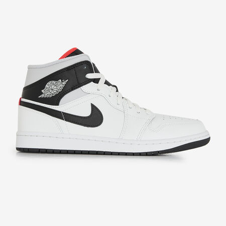 JORDAN air jordan 1 AIR JORDAN 1 MID BLANC/NOIR HOMME