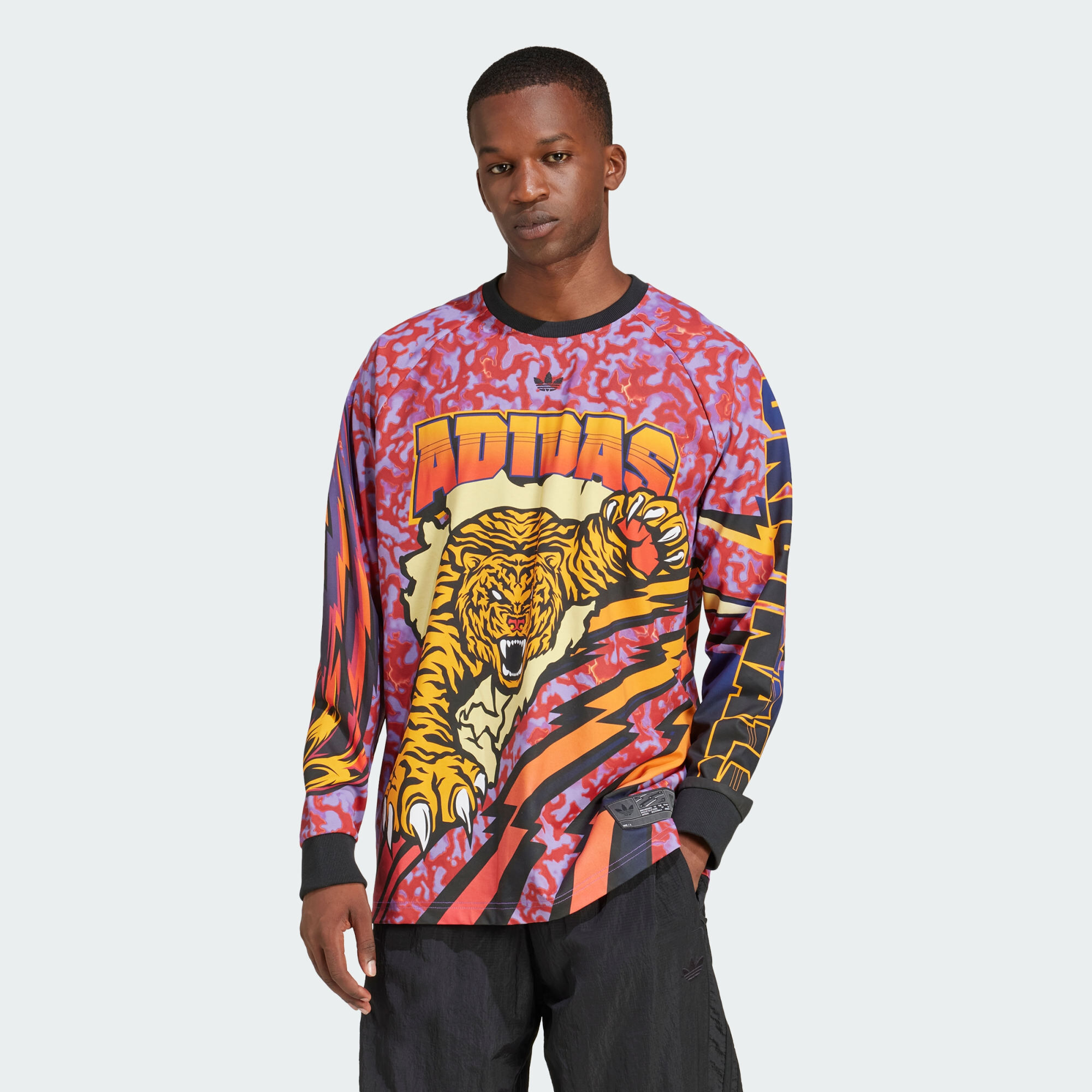 ADIDAS ORIGINALS Adilenium Season 3 Long Sleeve Graphic Tee