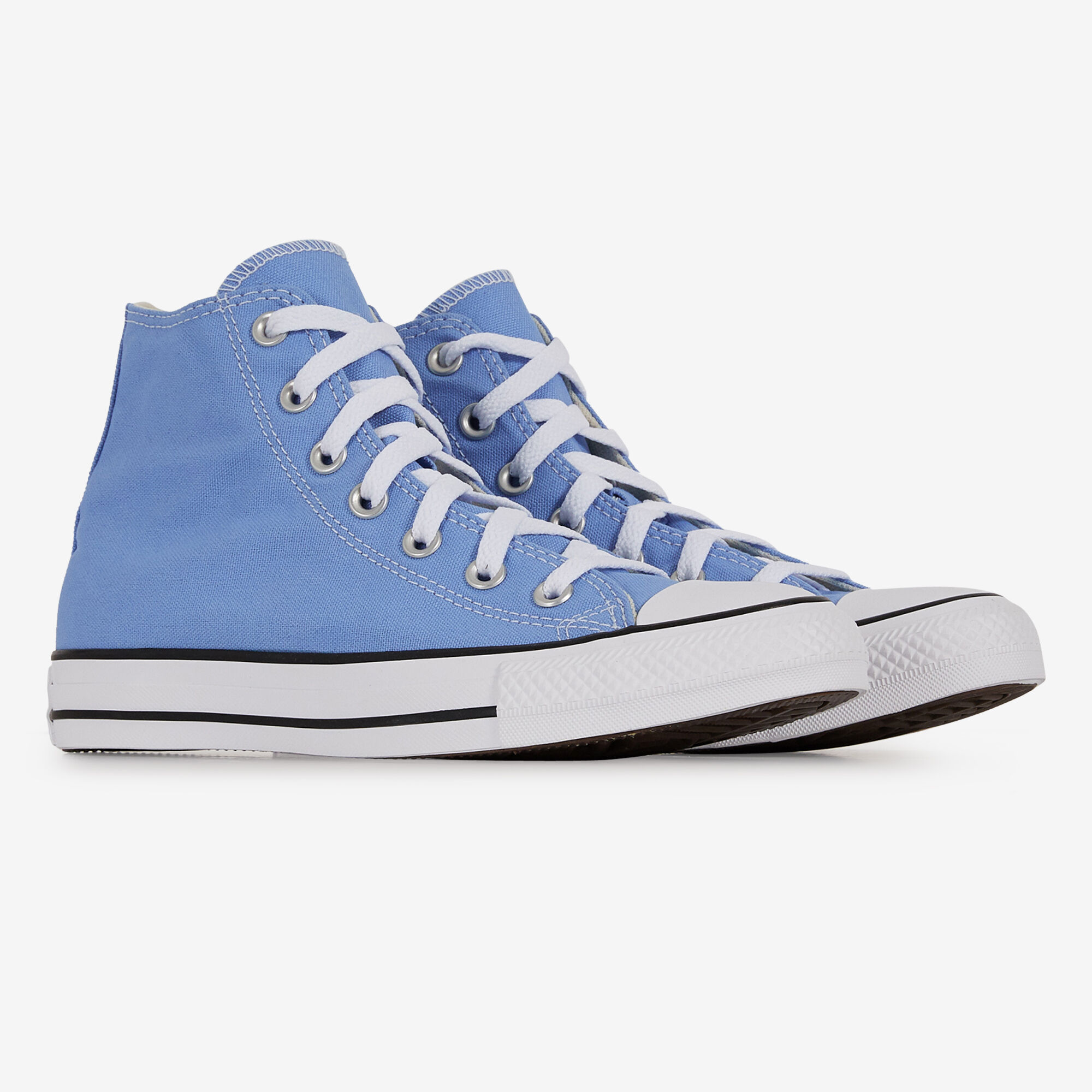 CONVERSE CHUCK TAYLOR ALL STAR HI SNEAKERS FEMME BLEU CIEL LACETS Courir