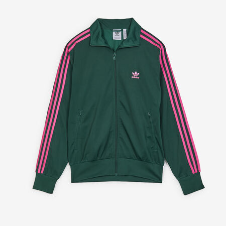 JACKET FZ TRACKTOP FIREBIRD : VERT/ROSE