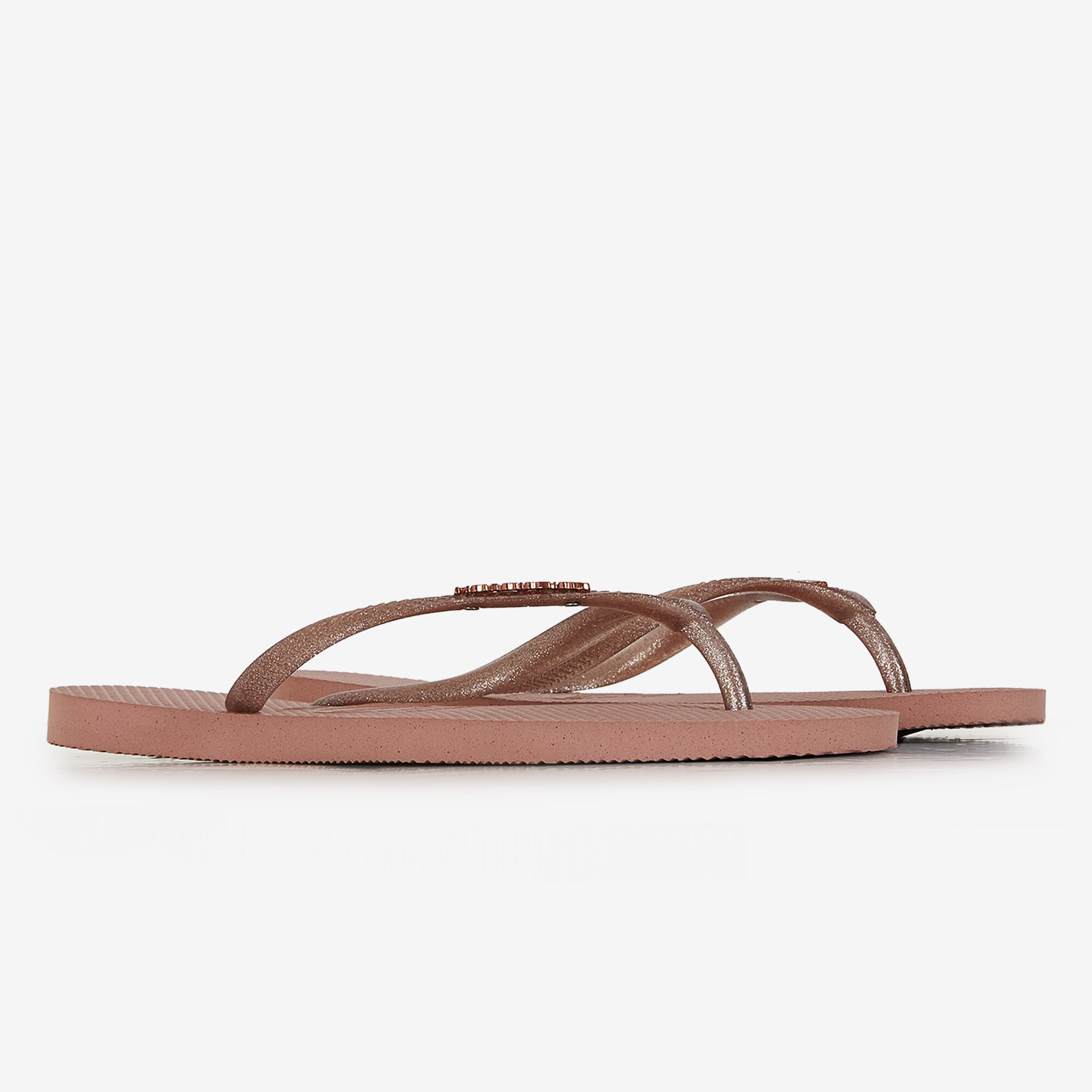 Havaianas slim logo metallic rose gold store