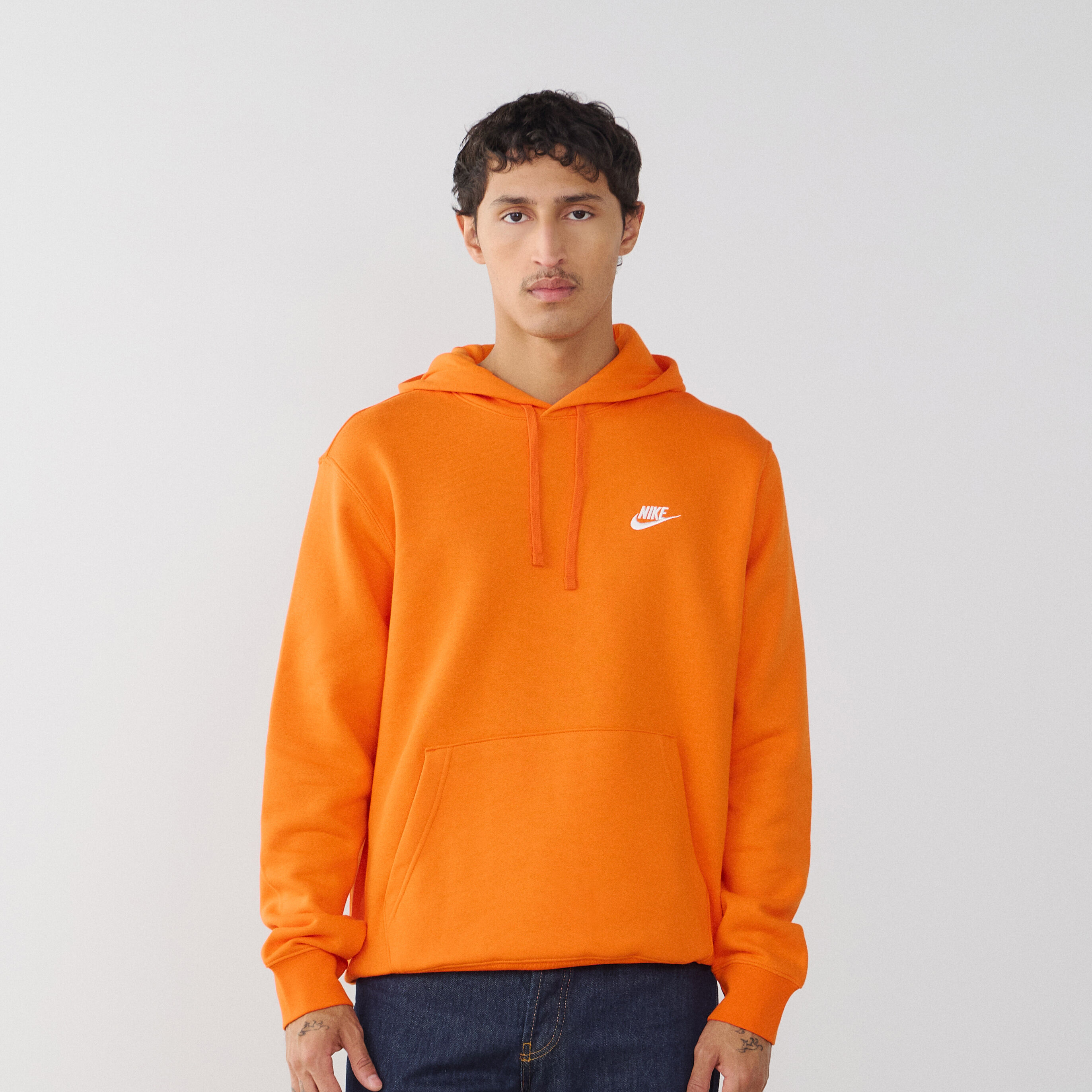 Nike hoodie small logo shop
