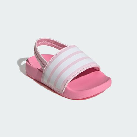 ADIDAS SPORTSWEAR Adilette Estrap Slides Kids Clear Pink / Cloud White / Bliss Pink BABIES