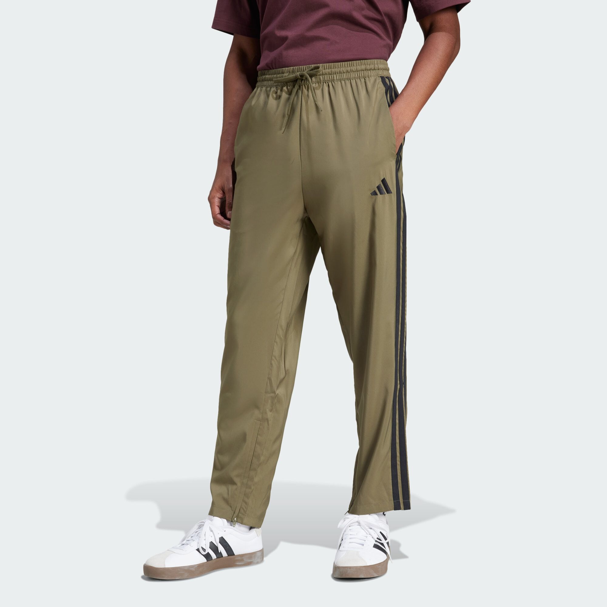 ADIDAS ORIGINALS Essentials 3-Stripes Stanford Pants Open Hem