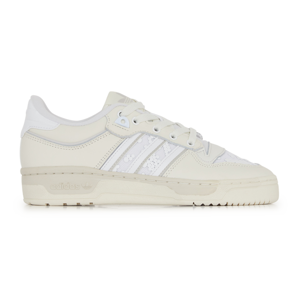 ADIDAS ORIGINALS RIVALRY LOW 86 WHITE BLACK SNEAKERS WOMEN