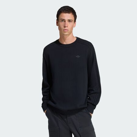 ADIDAS ORIGINALS Premium Essentials Knit Crewneck Black MEN