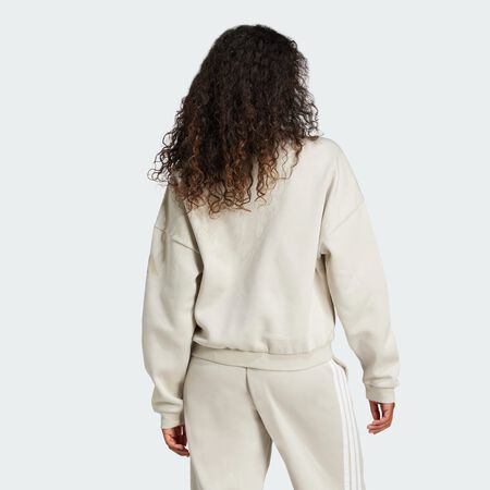 ADIDAS SPORTSWEAR Essentials Contemporary Logo Bomber Jacket Beige WOMEN