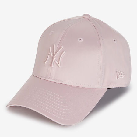 NEW ERA 9FORTY WOMEN NY SATIN LOGO PINK WOMEN