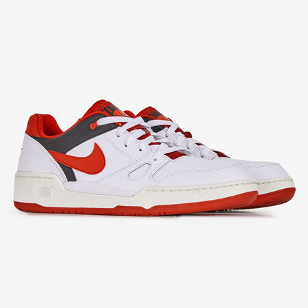 NIKE FULL FORCE LOW WHITE/RED MEN