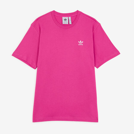 TEE SHIRT ESSENTIAL : ROSE/BLANC