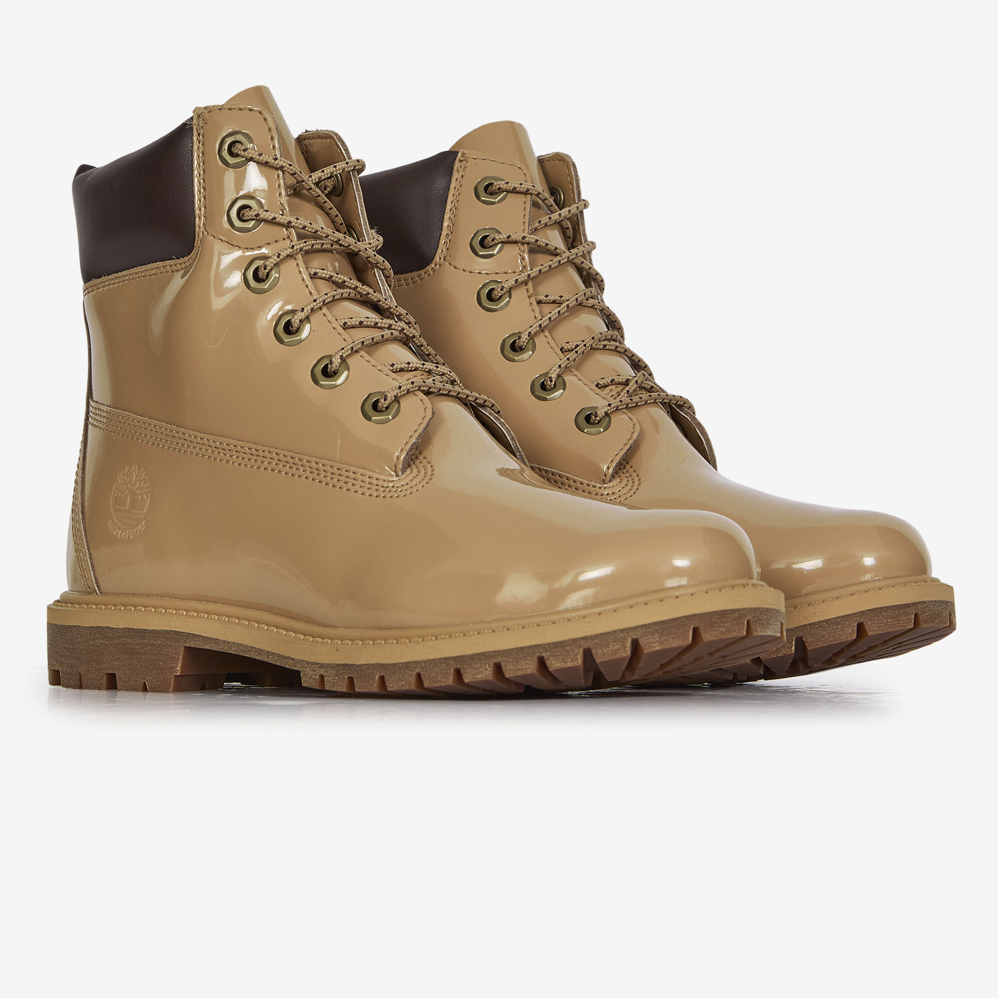 6 Inch  Patent  Beige