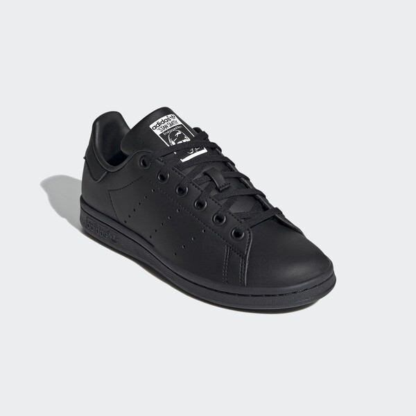 ADIDAS ORIGINALS STAN SMITH SNEAKERS ENFANT NOIR LACETS