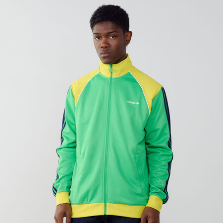 ADIDAS ORIGINALS JACKET FZ TRACKTOP ADICOLOR VERT/JAUNE HOMME