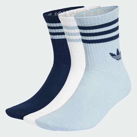 ADIDAS ORIGINALS CHAUSSETTES X3 CREW 3 STRIPES BLEU/MARINE HOMME