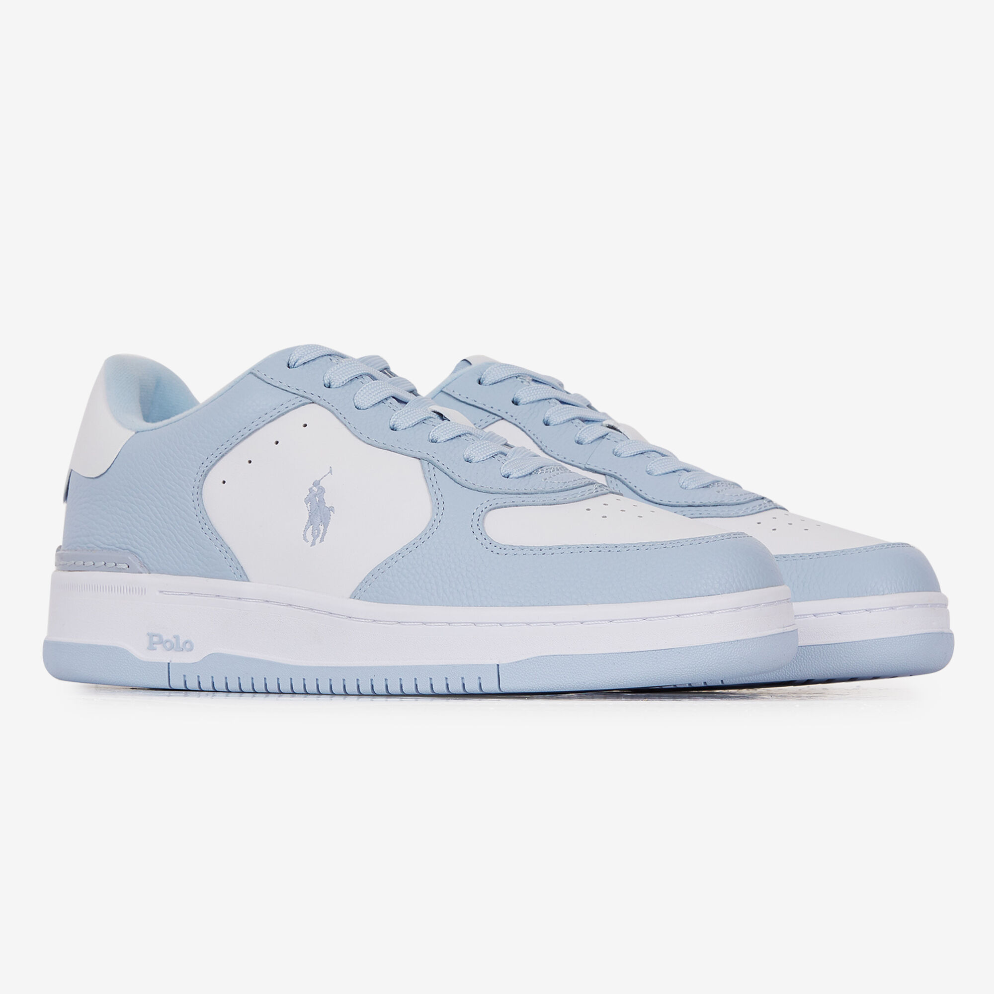 POLO RALPH LAUREN MASTERS COURT WHITE BLUE SNEAKERS MEN Courir