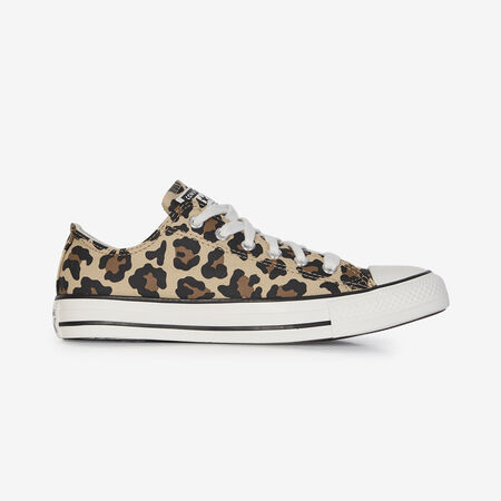 CONVERSE CHUCK TAYLOR ALL STAR OX LEOPARD BEIGE/MARRON JUNIOR