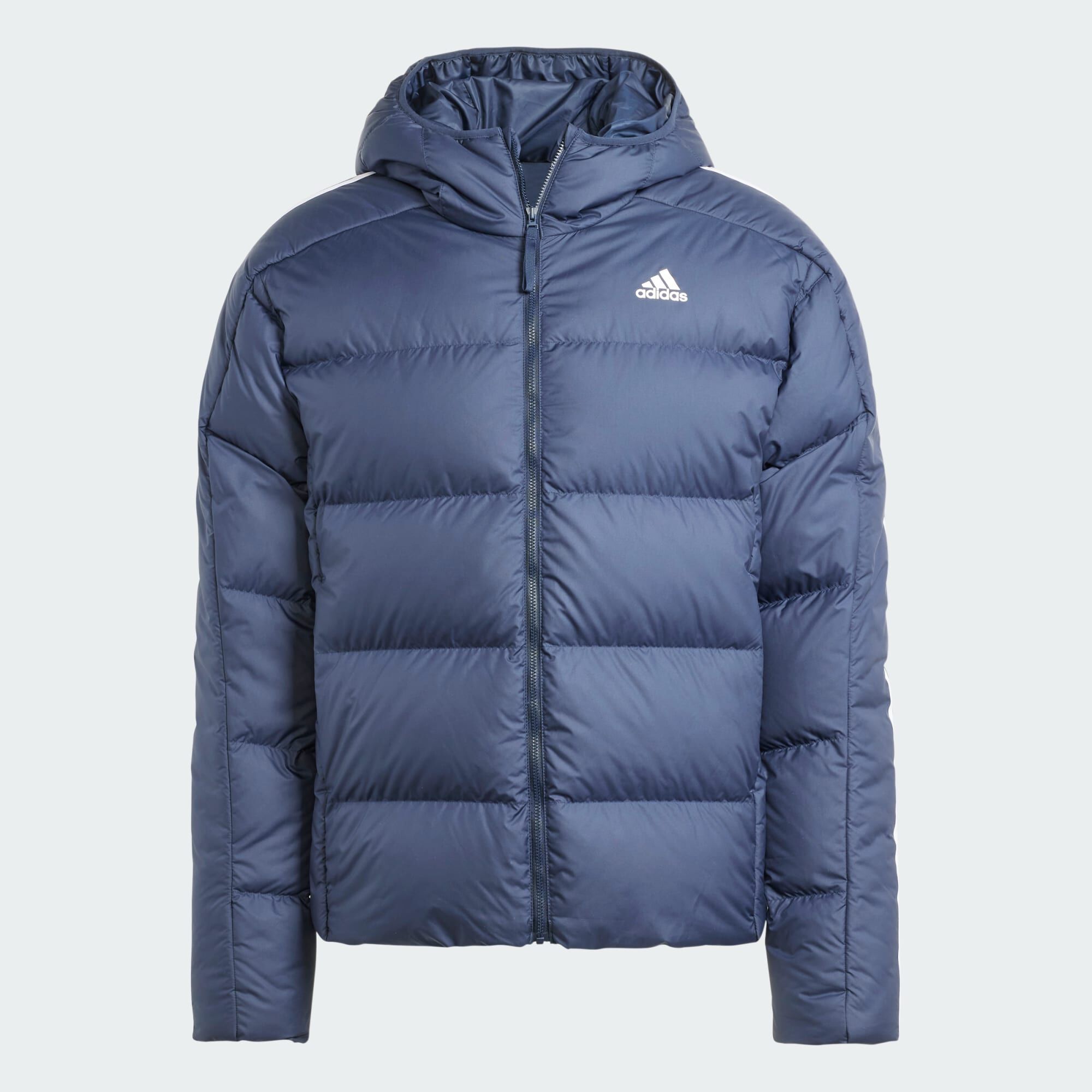 ADIDAS SPORTSWEAR Doudoune a capuche semi epaisse Essentials Legend Ink BLOUSON HOMME Courir
