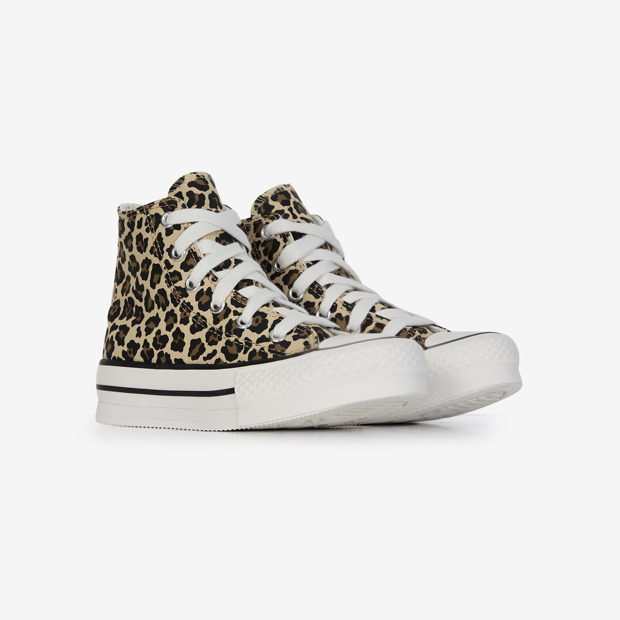 Chuck Taylor All Star Eva Lift Hi Leopar Bébé - vue 2