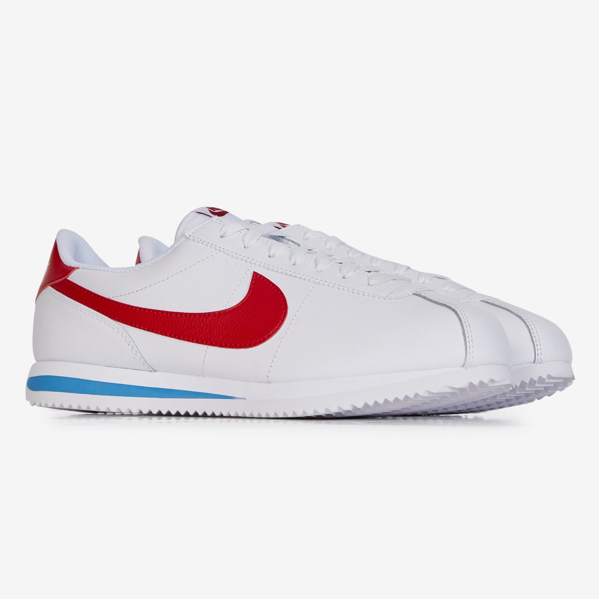 Cortez Leather Og  Blanc/rouge