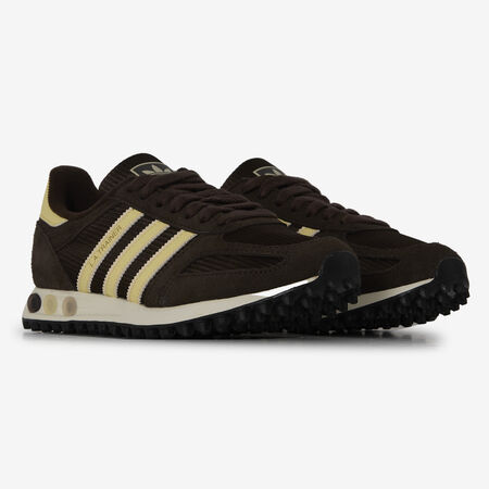 ADIDAS ORIGINALS LA TRAINER OG BROWN/YELLOW WOMEN