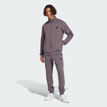 ADIDAS SPORTSWEAR Survêtement French terry 3 bandes Sportswear Basic Grey Strata HOMME