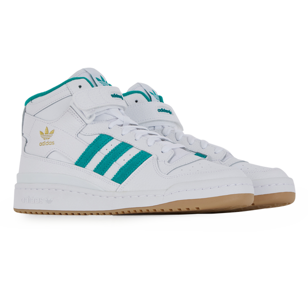 Adidas Originals Forum Mid Blanc Vert Courir Com Adidas Originals Forum Mid Blanc Vert Courir Com