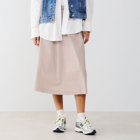 NEW BALANCE SKIRT MIDI CARGO OFF-WHITE WOMEN