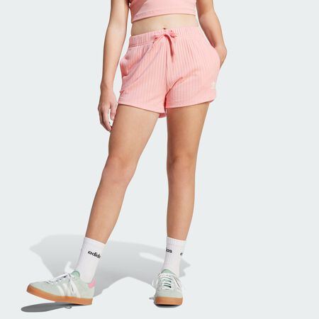 ADIDAS ORIGINALS Ribbed Shorts Kids Semi Pink Spark JUNIOR