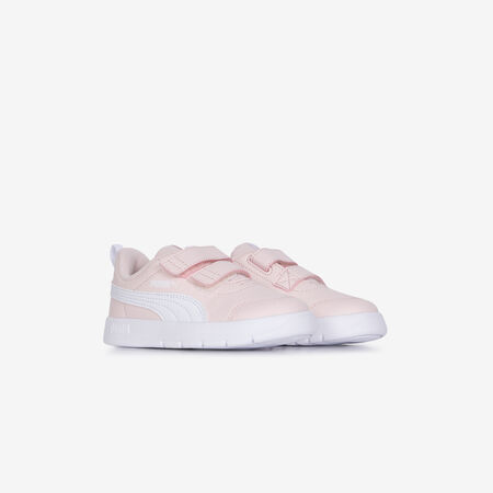 PUMA COURTFLEX V3 CF ROSE/BLANC BÉBÉ