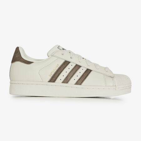 ADIDAS ORIGINALS superstar SUPERSTAR PONY HAIR BLANC/MARRON FEMME