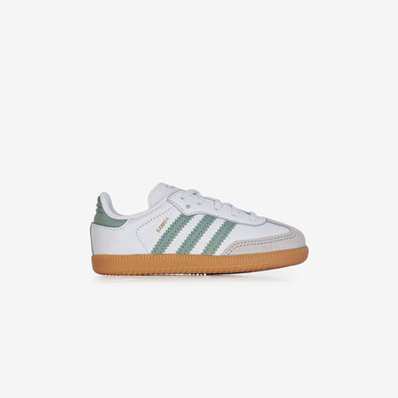ADIDAS ORIGINALS samba SAMBA OG EL WHITE/GREEN BABIES