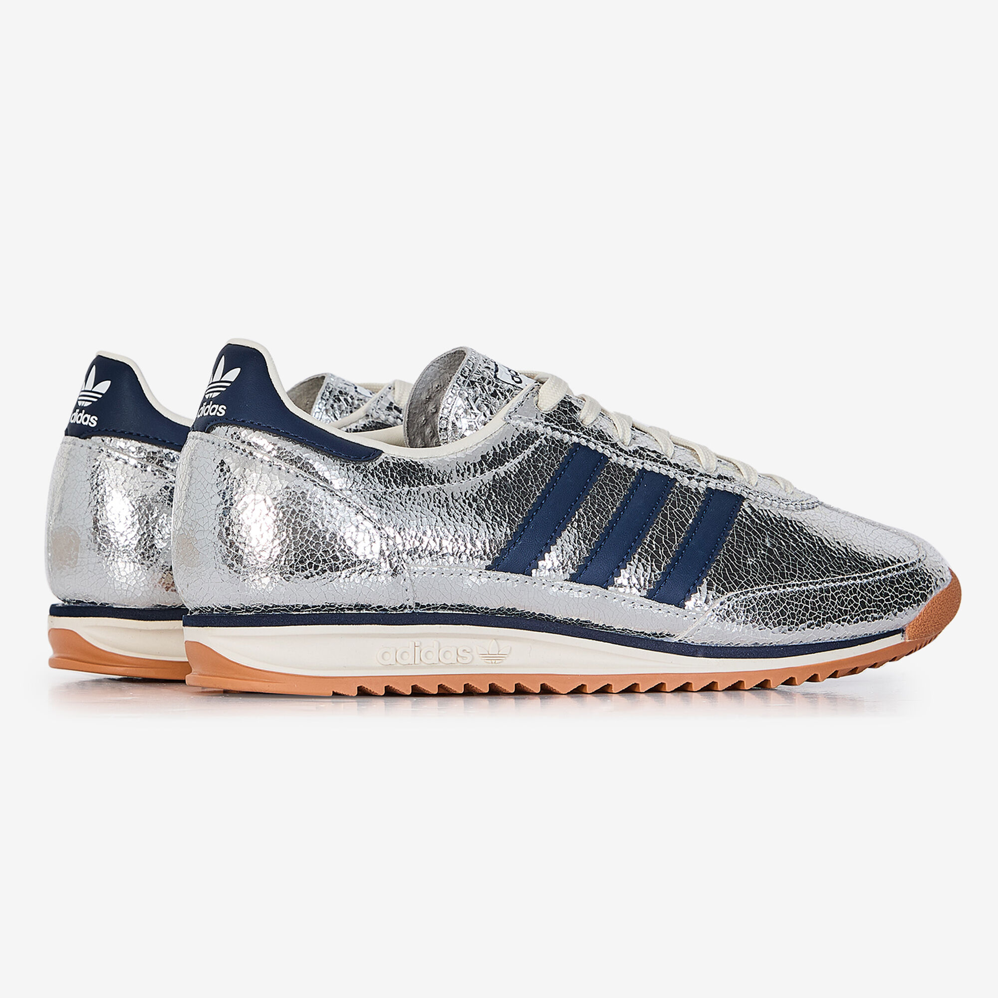 ADIDAS ORIGINALS SL 72 OG SILVER SNEAKERS WOMEN