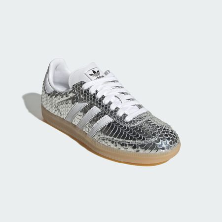 ADIDAS ORIGINALS samba SAMBA OG REPTILE SILVER/WHITE WOMEN