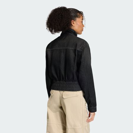 ADIDAS ORIGINALS DENIM TRACKTOP True Black Denim WOMEN