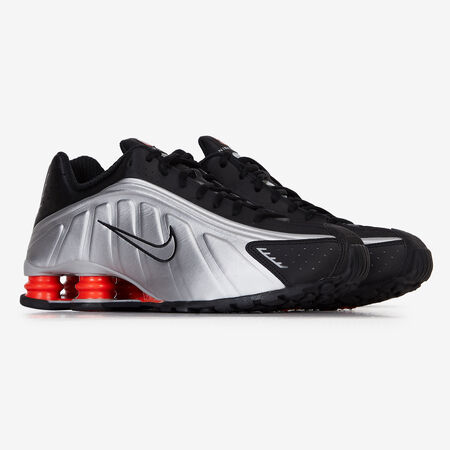 NIKE shox SHOX R4 BLACK/SILVER MEN