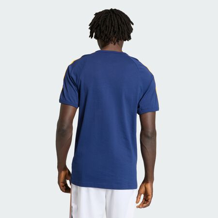 ADIDAS ORIGINALS T-SHIRT 3 BANDES Dark Blue / Crew Yellow / Power Blue HOMME