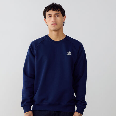ADIDAS ORIGINALS SWEAT CREW ESSENTIAL TREFOIL MARINE HOMME