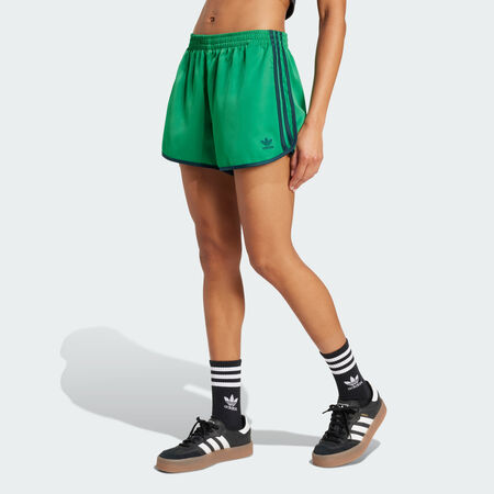 Adicolor 3-Stripes Sprinter Shorts : Green / Aurora Ivy