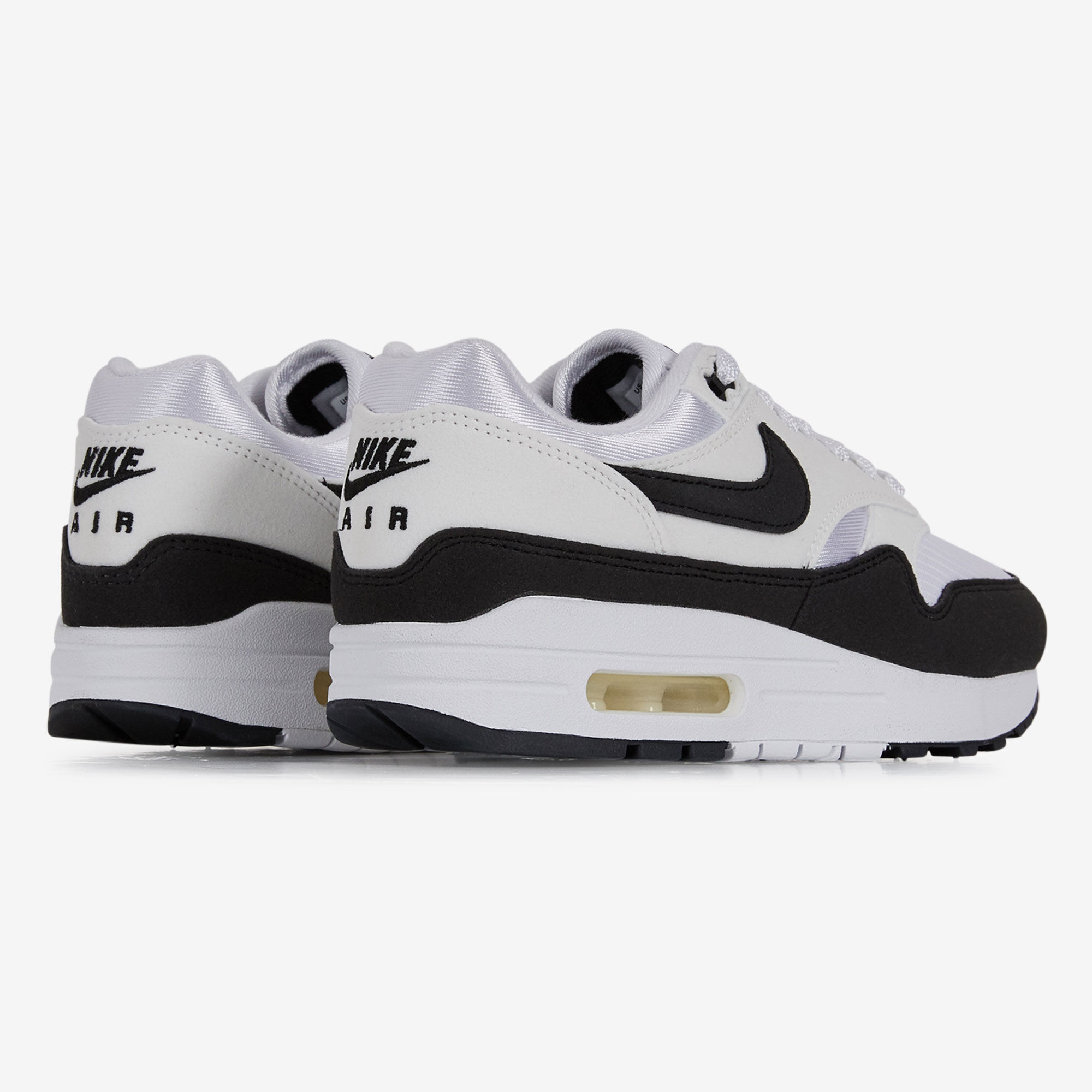 NIKE AIR MAX 1 BLANC/NOIR SNEAKERS FEMME