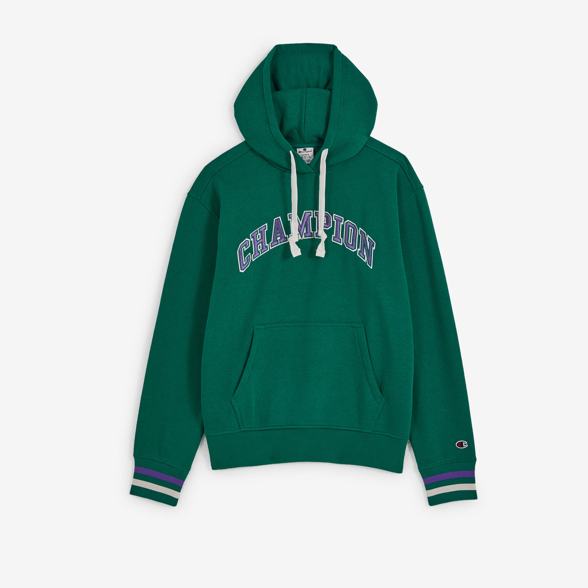 CHAMPION BOOKSTORE BIG LOGO HOODIE GREEN BLUE SWEATSHIRTS MEN