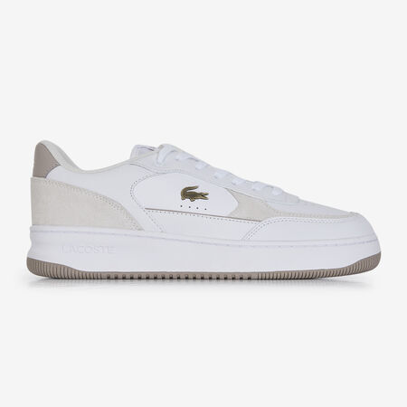 LACOSTE l00 L001 ACE BLANC/BEIGE HOMME
