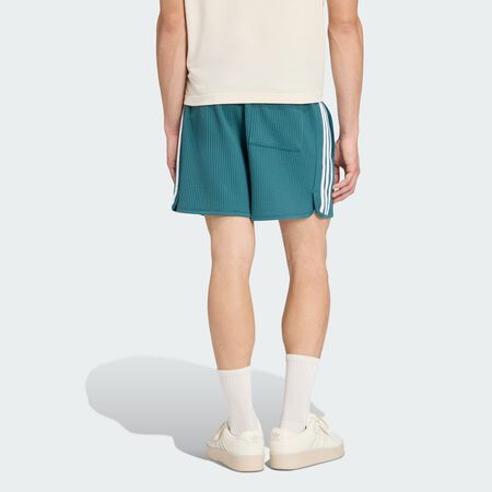 ADIDAS ORIGINALS adidas Originals Waffle Knit Sprinter Shorts Tech Green / White / Hazy Orange MEN